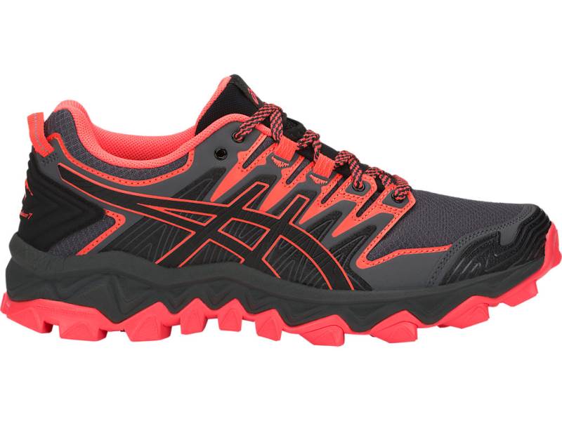 Sapato Para Trilha Asics GEL-FUJITRABUCO 7 Mulher Pretas, 5453A262.221